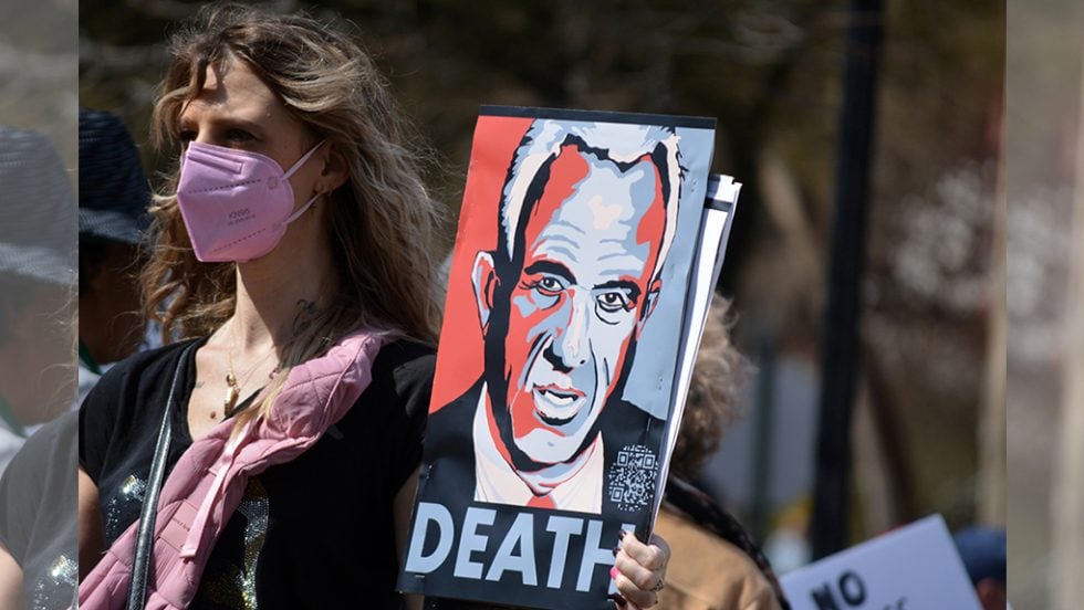 anti-RFK Jr. protest